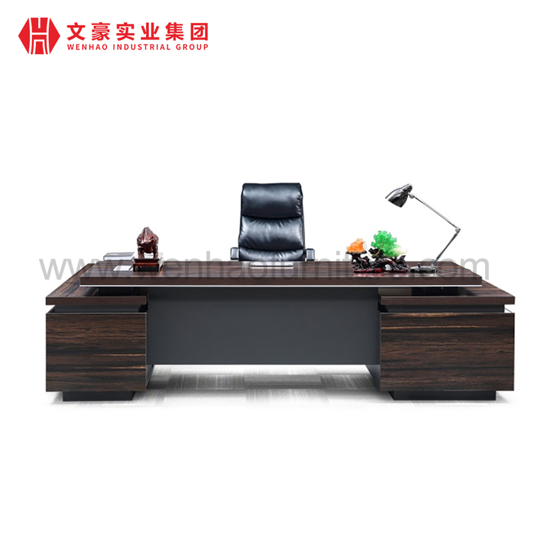 L Shaped Boss CEO Luxury Modern Fashion Design Office Desk Executive