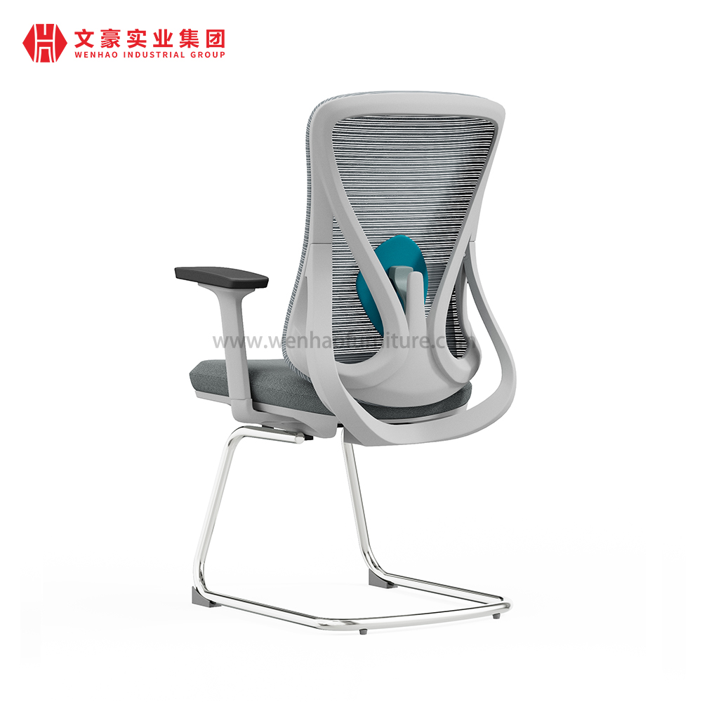 Best Office Working Chair with Back Support Steel Conference Meeting Chairs