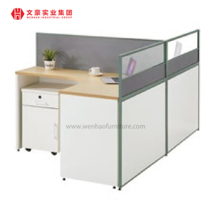 Soundproof Office Staff Working Station Modern Modular Cubicle Workstation Desktop 3 4 5 Person Office Workstation Table