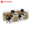 Modular Office Partition Call Center 2 4 6 Person Office Desk Modern Cubicle Workstation Office Furniture