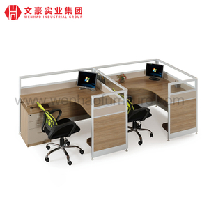 4 Person Call Center Workstation Factory Direct Sale Customized Modern Office Furniture