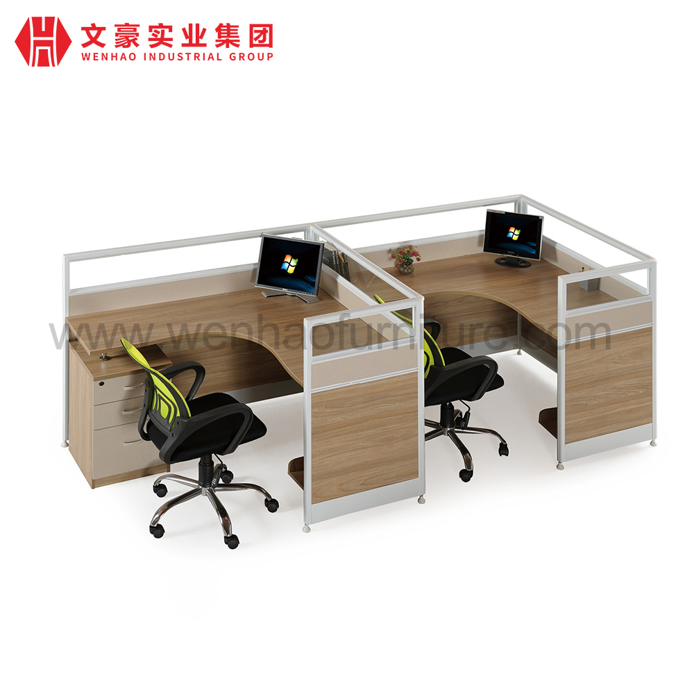 Modular Office Partition Call Center 2 4 6 Person Office Desk Modern Cubicle Workstation Office Furniture