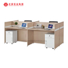 Hot Sale Customized Size Modular 6 Person Workstation Open Space Office Desks