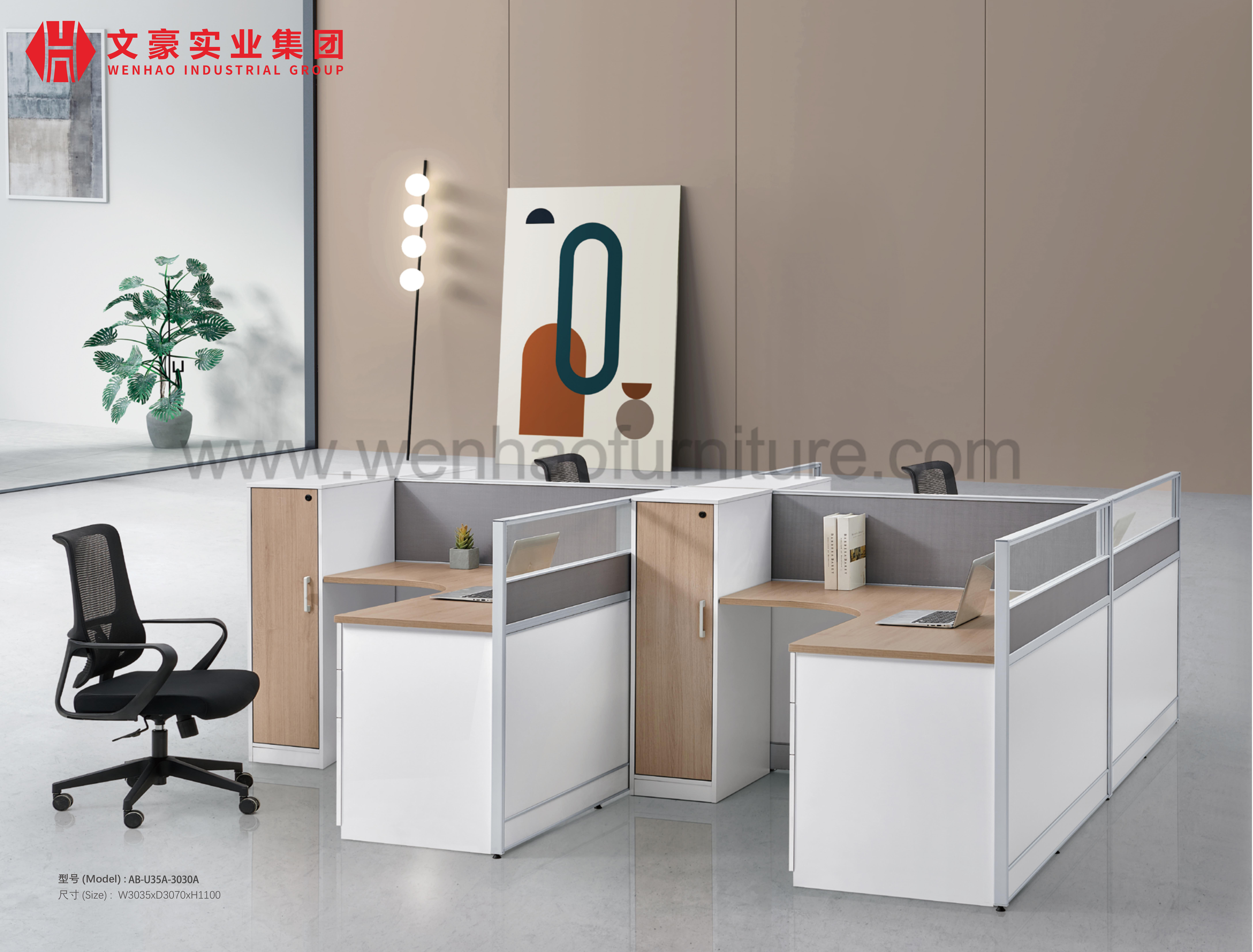 High Quality Customized Size Modern Design Open Plan Office Workstation Desk Cubicle Work Station Table