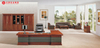 Luxury Solid Wood Desk L Shaped Boss Office Table Manager Office Desk With Drawer