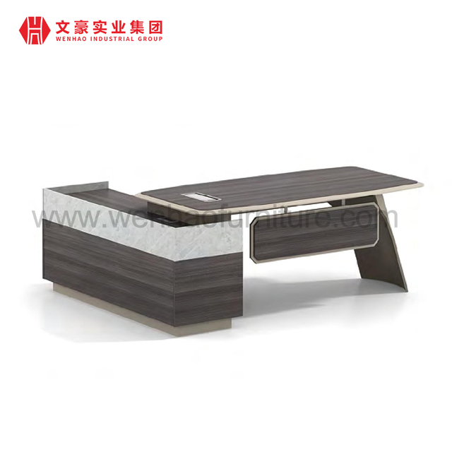 Modern Office Furniture High Tech Executive Desks Boss L Shaped Manager CEO Office Desk Executive Desk