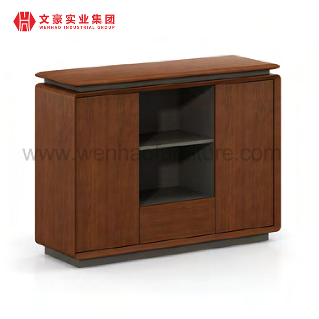 Customized Wood Workstation Cabinet Furniture for Office Storage And Desk