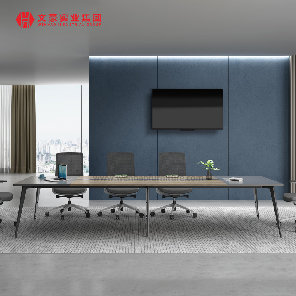 Simple Modern Office Meeting Room Boardroom Desk Furniture Conference Table