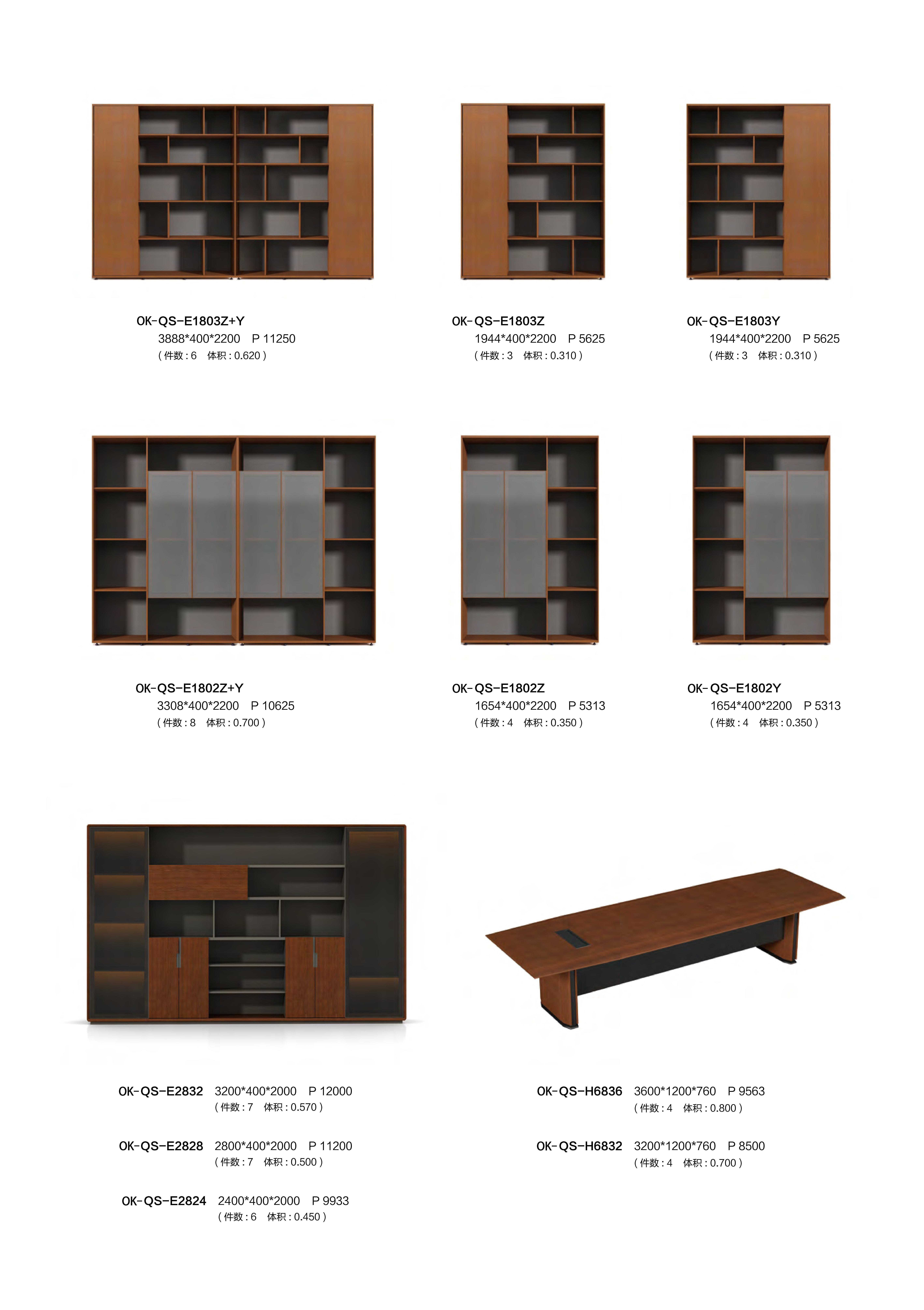 desk with drawers and shelves