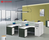 High Quality Office Furnitures Customized Commercial Office Furniture Office Desk Simple Modular 4 Person Workstation