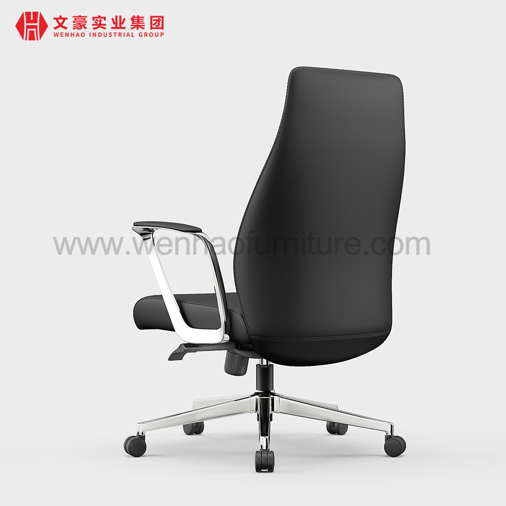 Modern Leather Boss Office Chair Revolving Professional Upholstered Desk Chairs Manufacturers in China