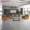 High End Modern Fabric Sofas Office Space Leather Sofa Seating Furniture