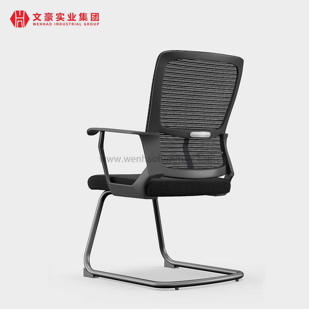 Wenhao Factory Mesh Steel Meeting Chair Fabric Conference Visit Chairs