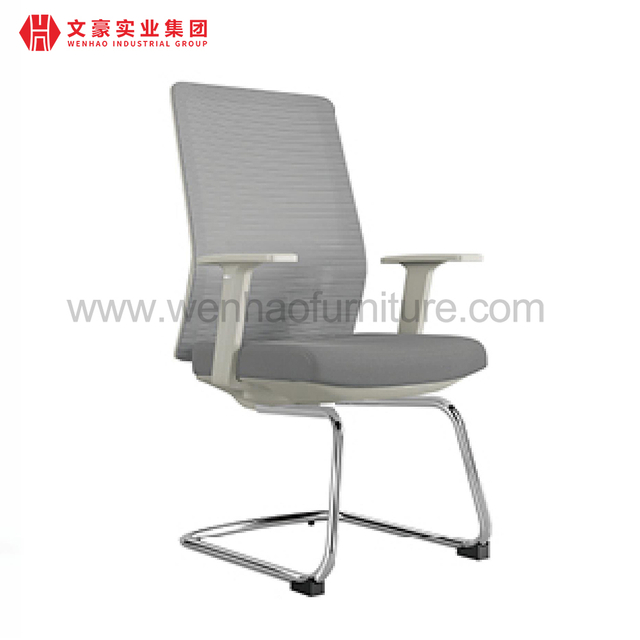 Modern Grey Mesh Conference Office Chair Upholstered Desk Chairs Manufacturer in China