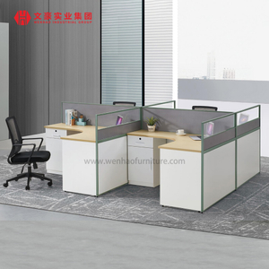 Office Furniture Cubicle 4 Staff Modular Workstation Desk