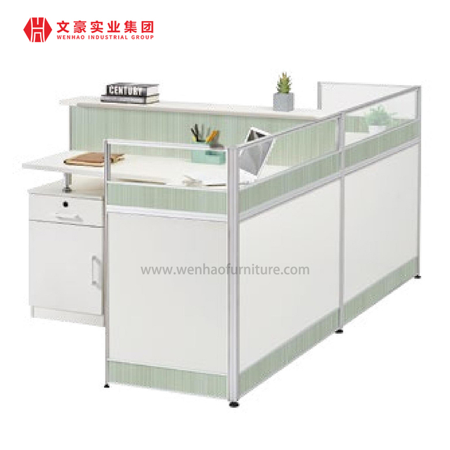 Modular T Shaped 2 Person Office Desk Modern Office Workstations
