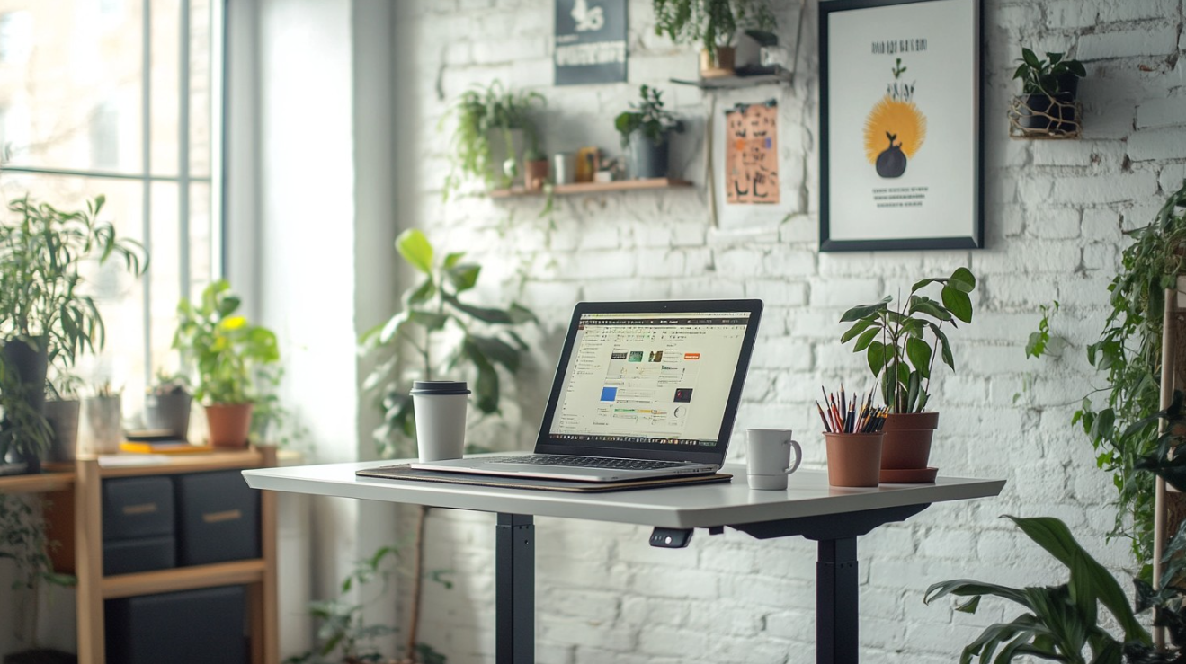 adjustable standing desk