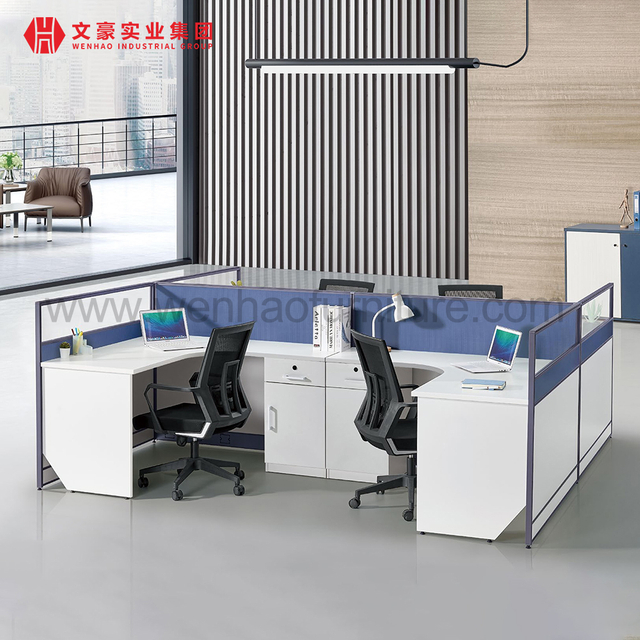 2024 Modern Furniture Office Desks 2/4/6 People Call Center Extendable Workstation