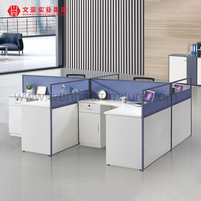 Office Workstation Desk Furniture 6 Person Cubicle Workstation Staff Desk