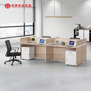 Hot Sale Customized Size Modular 6 Person Workstation Open Space Office Desks