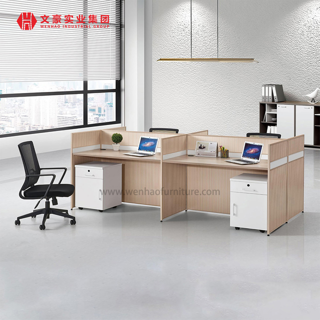 Hot Sale Customized Size Modular 6 Person Workstation Open Space Office Desks
