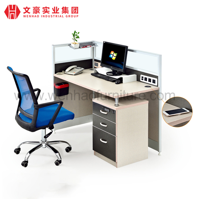Office Partition Staff Desk Modern Open Modular 4 Person Cheap Workstations For 4 Person Computer Office Table MDF Desk