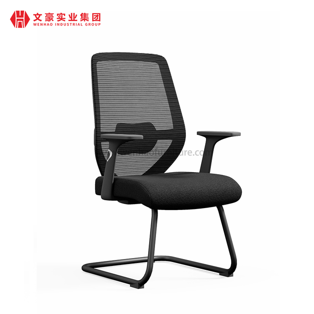 Best Black Mesh Conference Office Chair Upholstered Desk Chairs with Lumbar Support