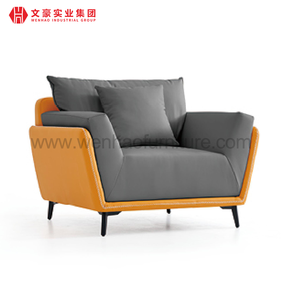 High End Modern Fabric Sofas Office Space Leather Sofa Seating Furniture