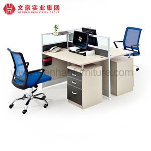 Executive Office Desk Modern Design Computer Office Desk with Open Space 2 4 6 Seat Office Staff Table Modular