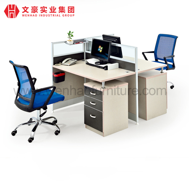 Executive Office Desk Modern Design Computer Office Desk with Open Space 2 4 6 Seat Office Staff Table Modular