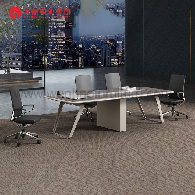 Modern Conference Table with Outlets Design Meeting Room Furniture
