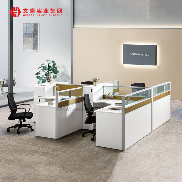 Office Partition Workstation Commercial System Computer Desk Work Station Furniture Wooden Table Office Furniture