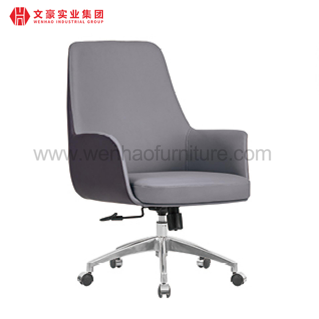 Customized Leather Guest Chair Computer Office Seat Chairs Furniture Set