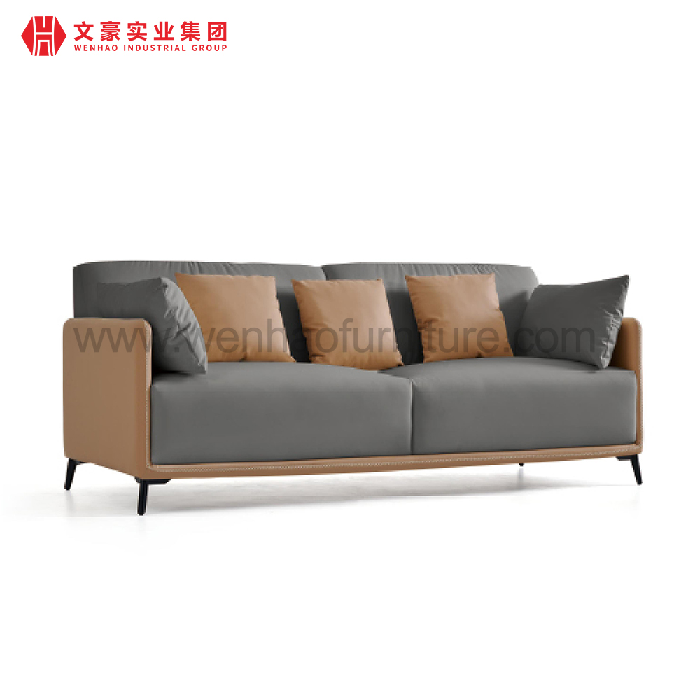 Wenhao Industrial Office Sofa Sets Contemporary Boss Room Sofas Executive Office Furniture
