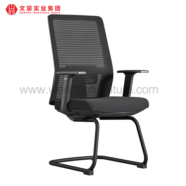 Modern Black Mesh Meeting Room Office Chair Upholstered Desk Chairs
