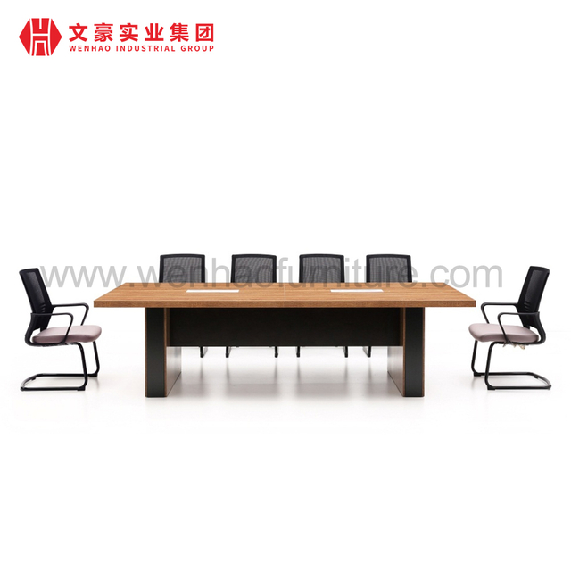 Wenhao China Office Conference Wood Table And Chairs Meeting Room Furniture