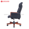 High End Ergonomic Leather Executive Office Chair Classic Upholstered Boss Desk Chairs