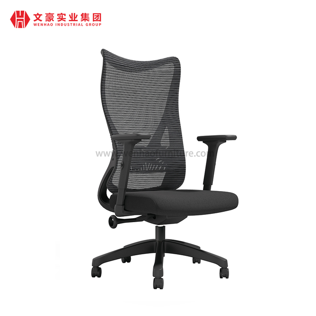 Luxurious High Back Mesh Ergo Office Chair Upholstered Desk Chairs With Wheels