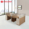 Modern Open Modular 4 Person Cheap Workstations For 4 Person Computer Office Table