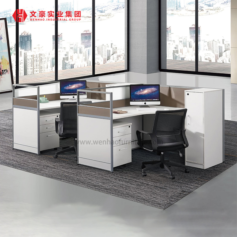 Office Furniture Economic Customized Staff Work Station 4 Person Seater Office Workstation Table