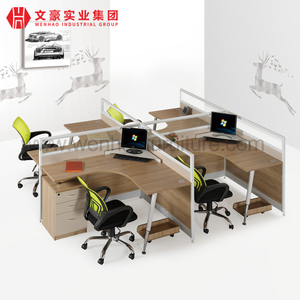 Factory Direct Sale Customized Modern Office Furniture 4 Person Call Center Workstation