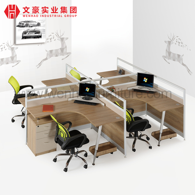 Factory Direct Sale Customized Modern Office Furniture 4 Person Call Center Workstation