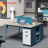 Modern Open Modular 4 Person Workstation Office Desk Furniture Design Work Office Table Workstation For Office Space