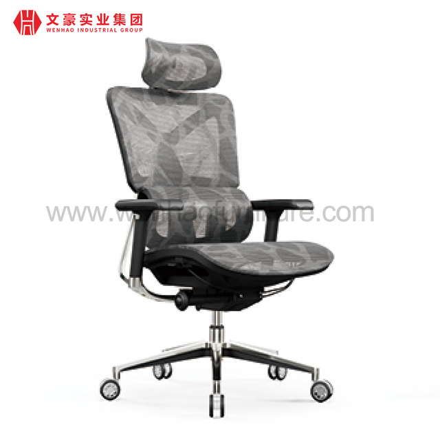 High Back Ergonomic Mesh Office Chair with Footrest Modern Executive Chairs Factory in China