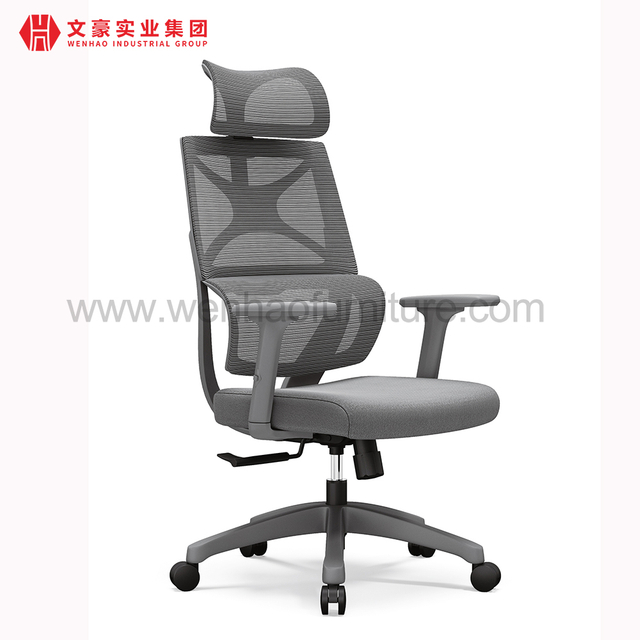 Upholstered Boss Chairs Ergonomic Mesh Office Swivel Chair Factory in China