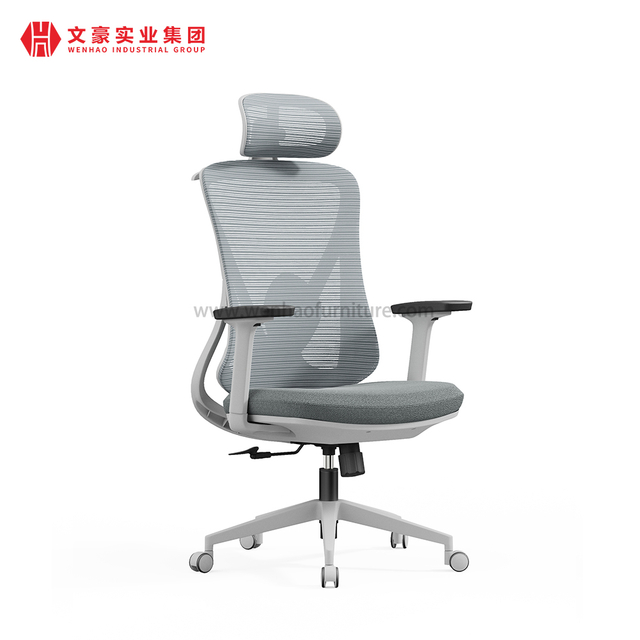 China Customization Upholstered Office Chairs with Footrest Ergonomic Mesh Chair Factory in China