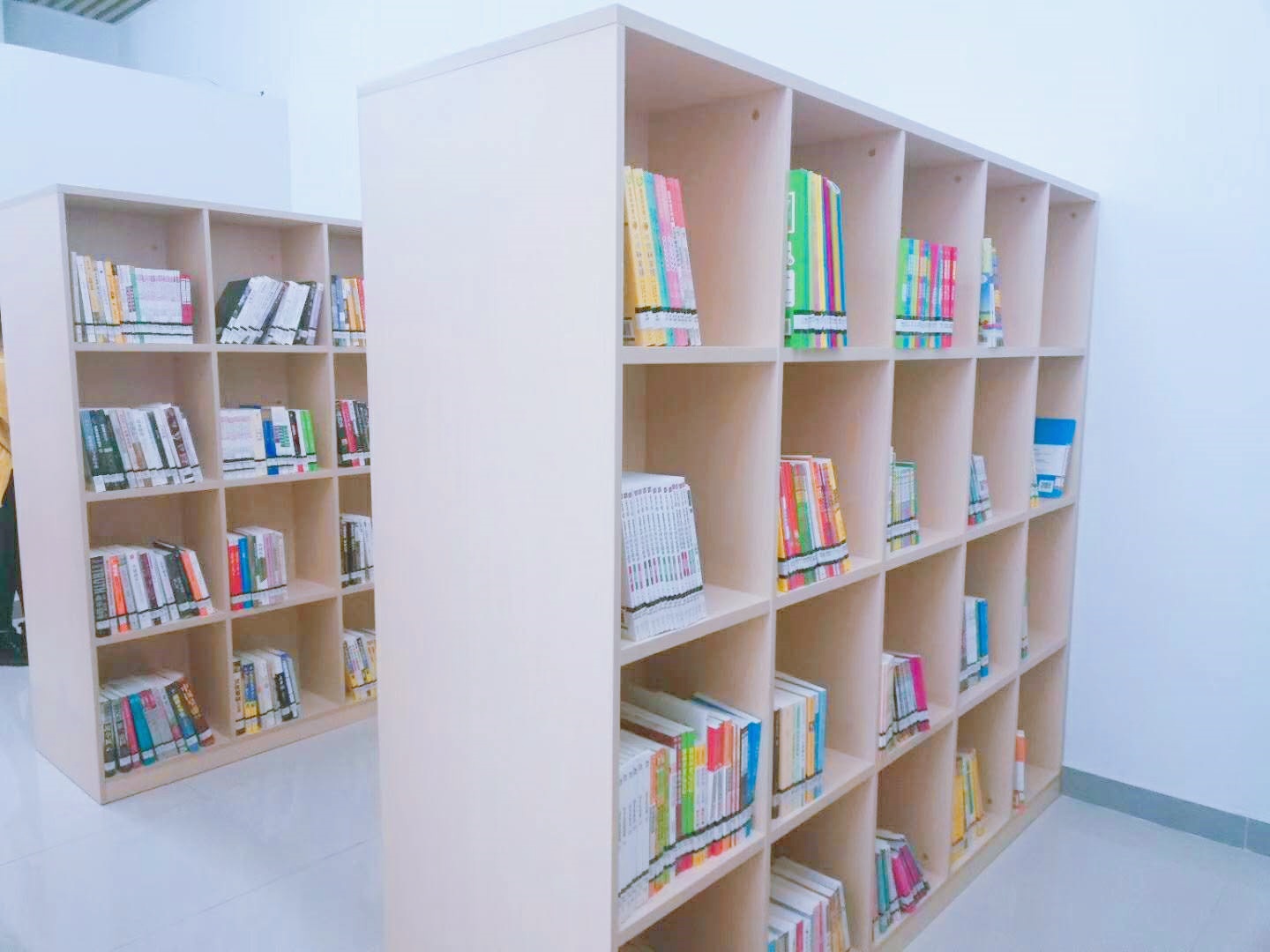 wooden book case