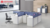 Office Workstation Desk Furniture 6 Person Cubicle Workstation Staff Desk