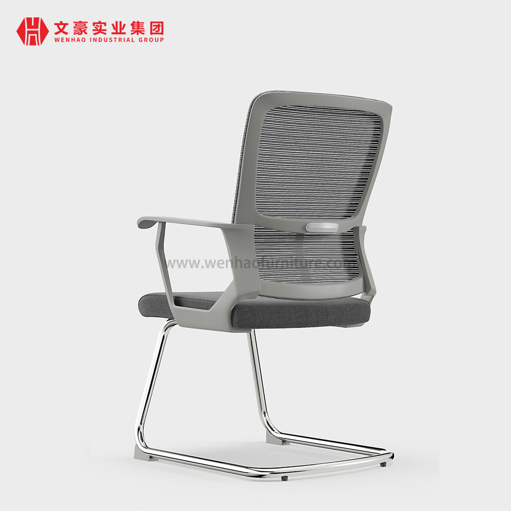 Luxury PP Office Steel Conference Chairs with Armrest Ergonomic Mesh Table And Chair