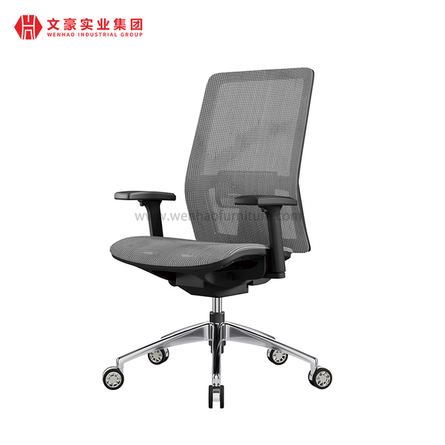 High End Grey Mesh Ergonomic Office Swivel Chairs Supply In China